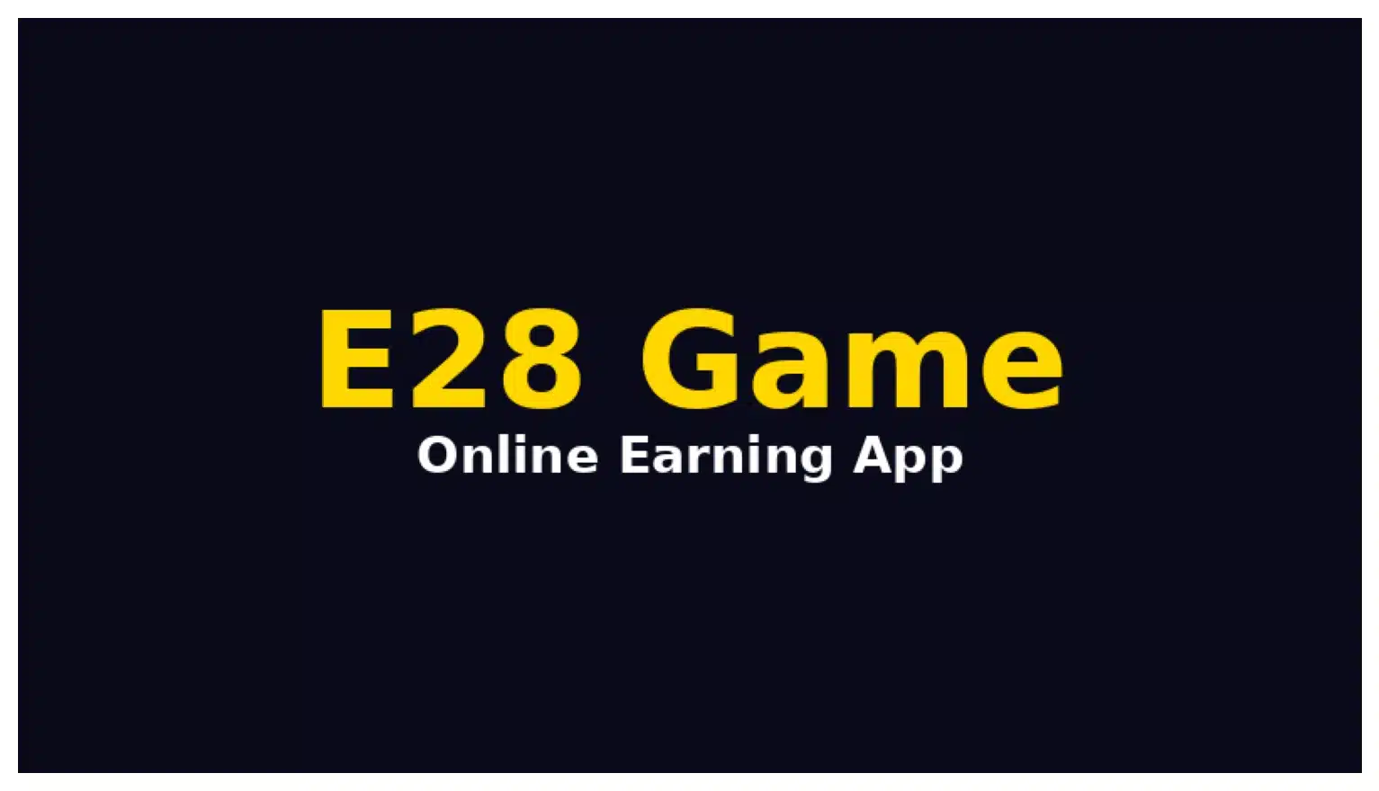 E28-Game